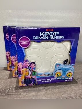 KPOP DEMON HUNTERS Derpy Paint Your Own Figurine Lot Of 3ea